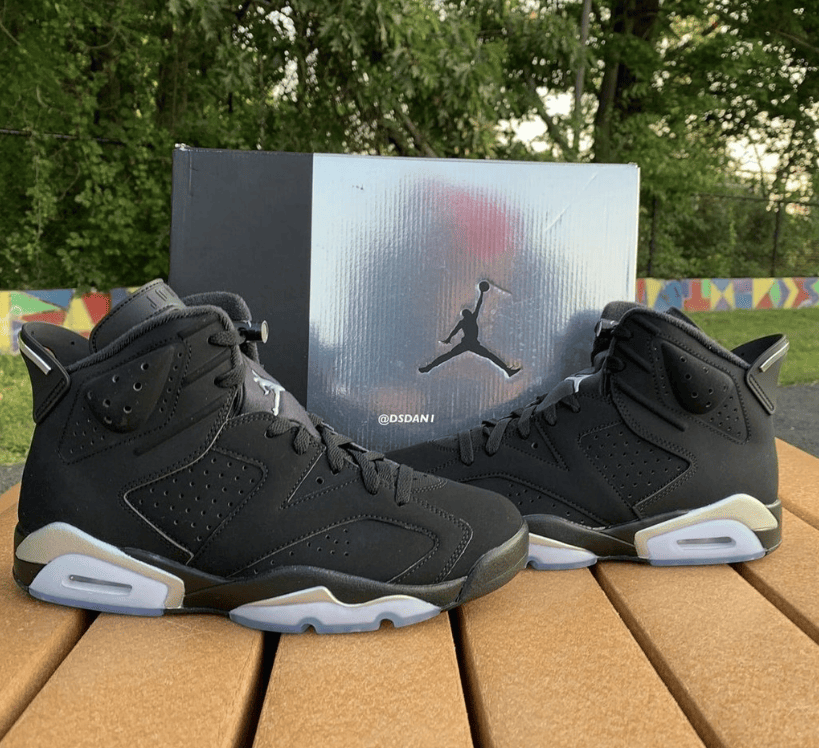 AJ6黑银实物图 Air Jordan 6 “Metallic Silver” 新款AJ实战球鞋细节 货号:DX2836-001