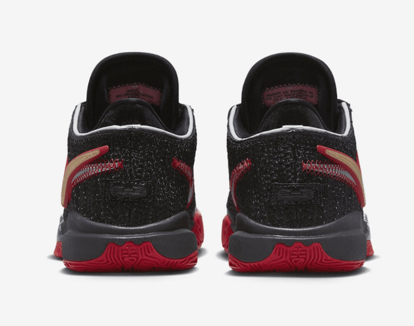 DJ5423-001,nike lbj20,耐克詹姆斯球鞋,耐克黑色球鞋 耐克詹姆斯20黑红配色官图 Nike LeBron 20 詹姆斯20代战靴GS版本 货号:DJ5423-001