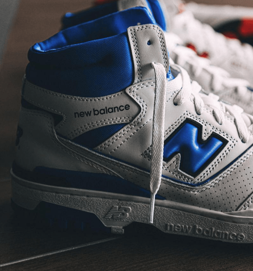 NB650白红中帮白蓝中帮 New Balance 650 新百伦高帮板鞋新配色官图 货号：BB650RWN