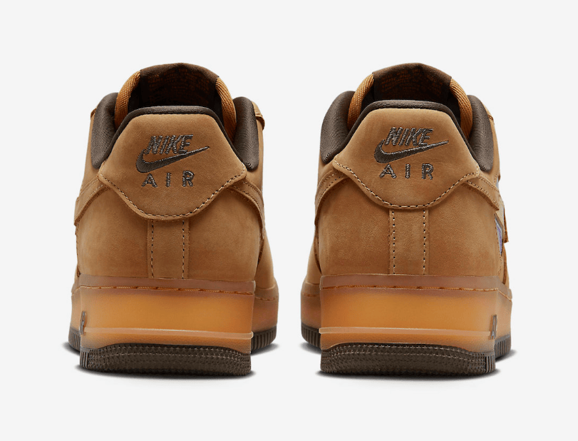 耐克Dunk小麦镂空花卉低帮 Nike Air Force 1 Low “Wheat Mocha”  货号：DQ7580-700