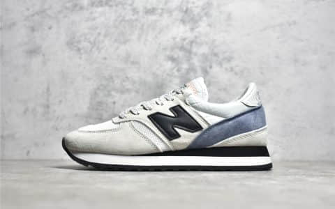 新百伦730灰色跑鞋 New Balance 730 NB730缓震情侣校园复古休闲鞋 货号：M730GWK
