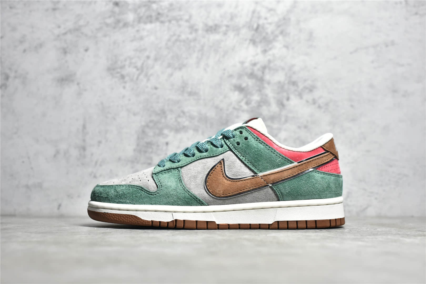 ST1391-202,耐克Dunk大克友洋,耐克Dunk大克友洋灰绿麂皮,高反耐克Dunk板鞋 IMG_256