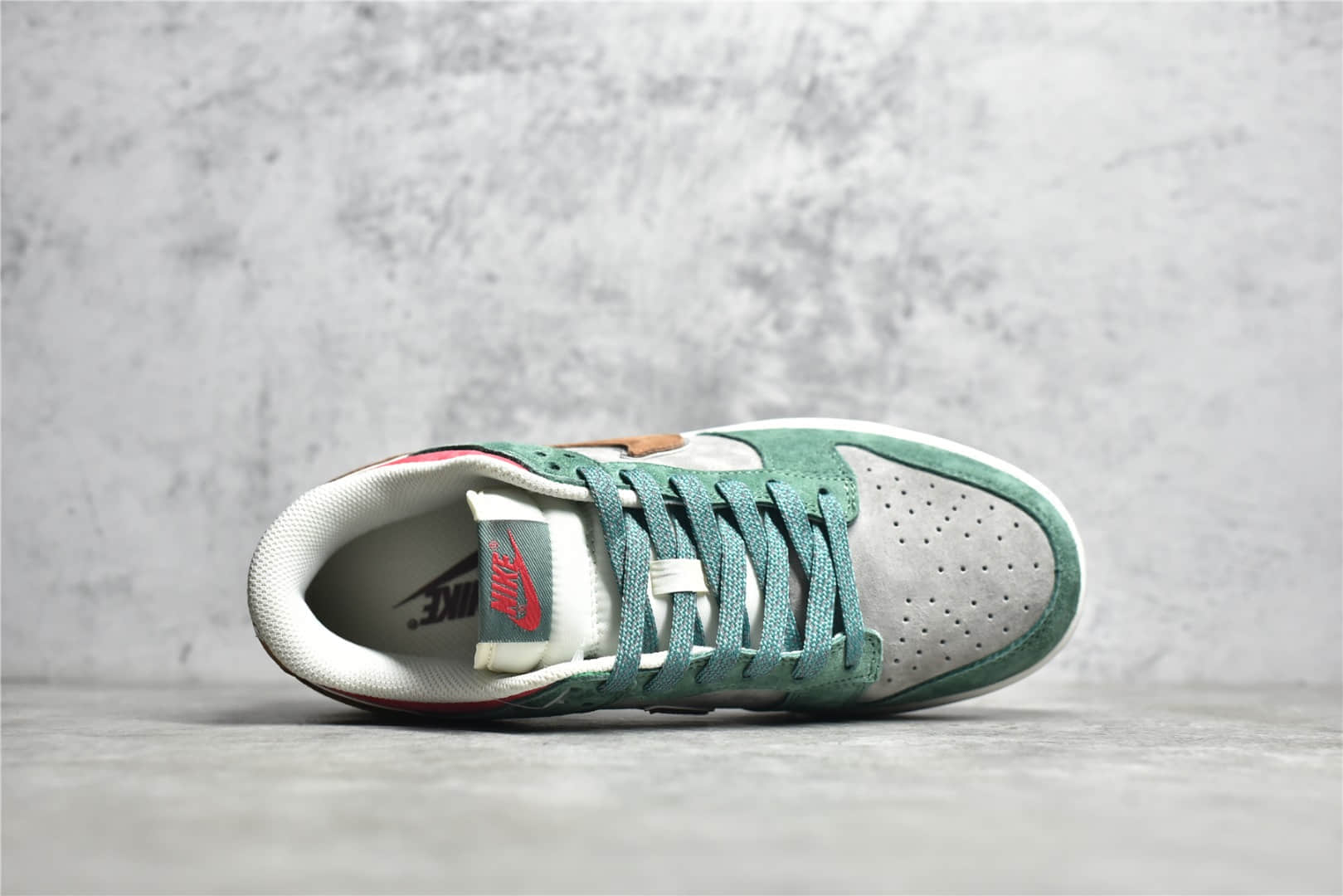 ST1391-202,耐克Dunk大克友洋,耐克Dunk大克友洋灰绿麂皮,高反耐克Dunk板鞋 IMG_256