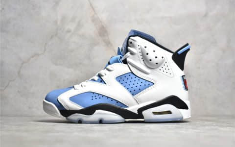 AJ6白蓝实战球鞋 Air Jordan 6 Retro “University Blue” 莆田H12版本AJ6货源 货号：CT8529 410