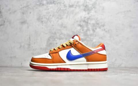 莆田GOD板鞋耐克Dunk白橙蓝低帮 Nike Dunk Low 耐克缓震耐磨板鞋 货号：DH9765-101