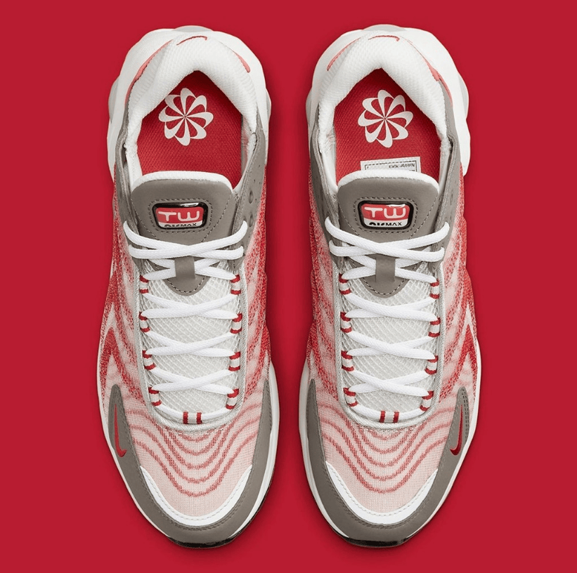 Nike Air Max TW,DQ3984-002,耐克AIR MAX TW白红,高仿耐克跑鞋,高仿耐克气垫跑鞋 耐克AIR MAX TW白红气垫跑鞋新款 Nike Air Max TW发售日期 耐克透气轻跑鞋 货号:DQ3984-002