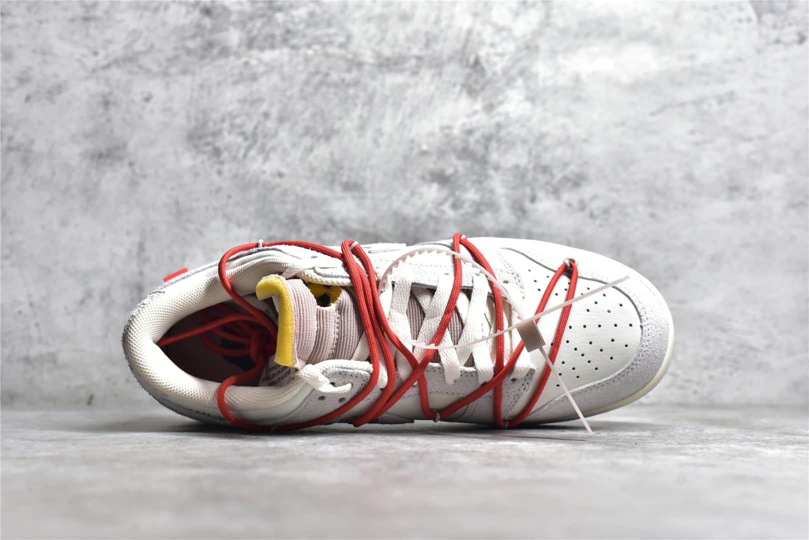 DJ0950-118,耐克Dunk灰色麂皮,耐克Dunk OW联名,高仿耐克Dunk IMG_256