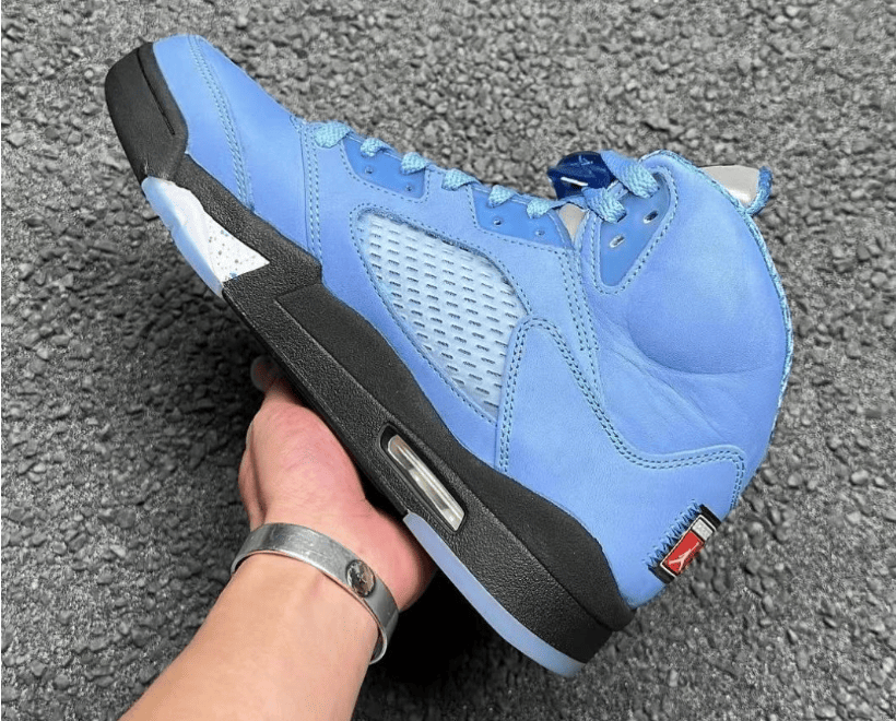 Air Jordan 5 “UNC”,DV1310-401,AJ5蓝色,AJ5北卡蓝,高仿AJ5 AJ5北卡蓝复刻 Air Jordan 5 “UNC” 超人气AJ5蓝色鞋面水晶底 货号:DV1310-401