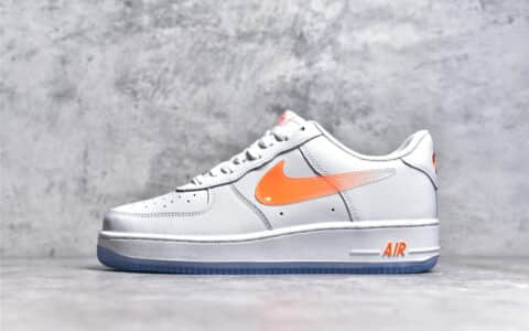 耐克空军渐变橙钩白色鞋面 Nike Air Force 1 Low '07 “ 莆田耐克空军原厂一比一工厂 货号:CO3363-362