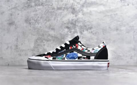 DT纯原版本万斯棋盘格硫化帆布鞋 Vans Style 36 Cecon SF 万斯印花板鞋 莆田万斯工厂 货号：VN0A3MVL3P0