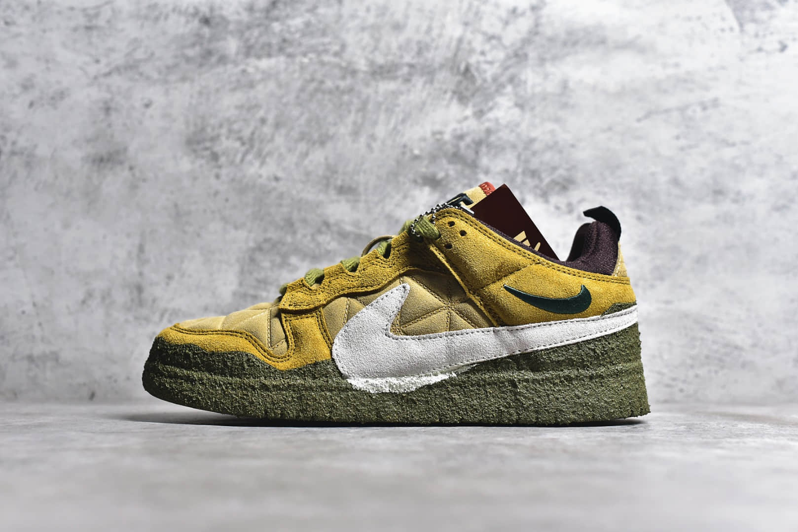 耐克Dunk CPFM联名工地鞋军绿色低帮板鞋 CPFM x Nike Dunk Low 耐克CPFM联名低帮板鞋 货号：DM0430-700