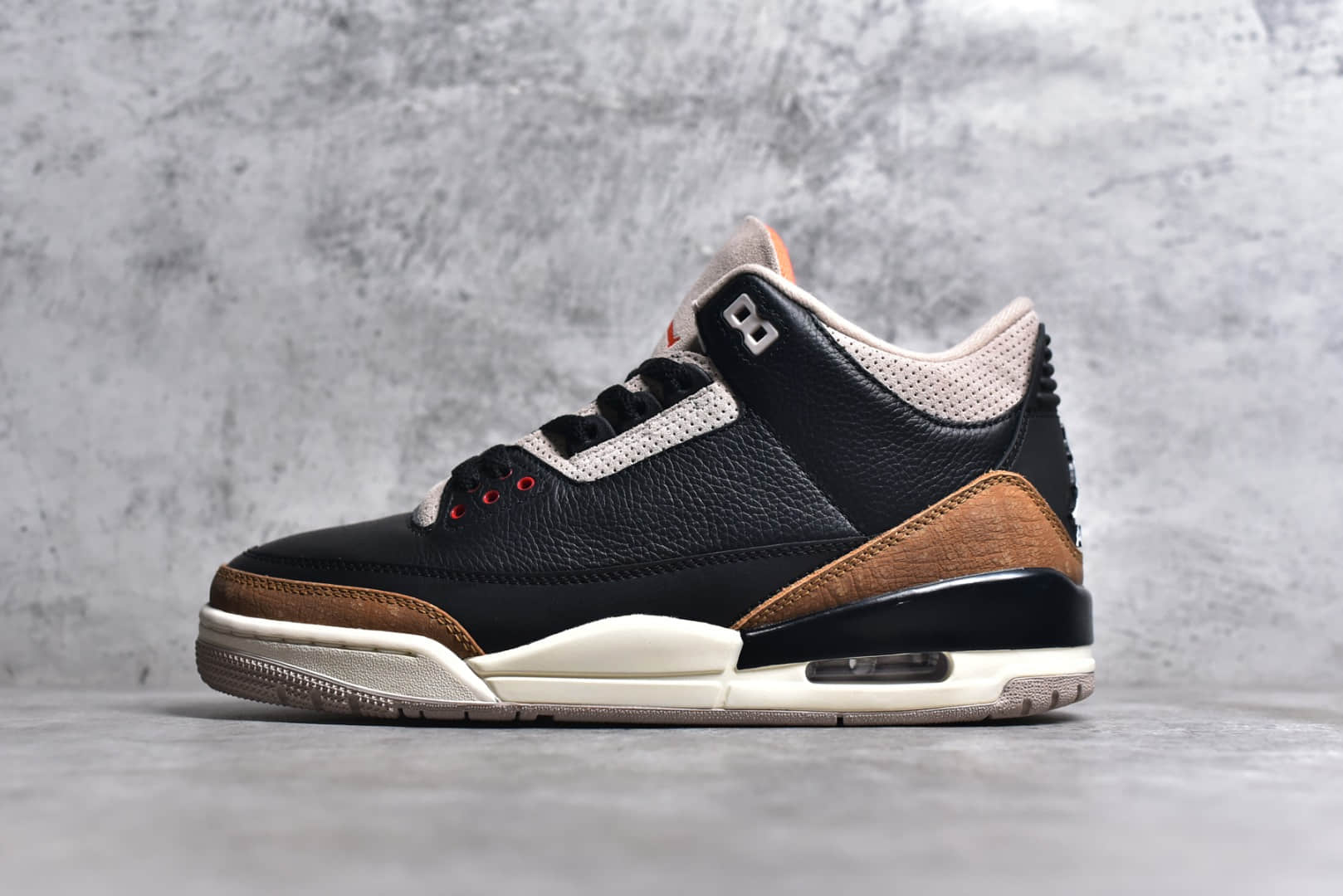 CT8532-008,AJ3黑棕,AJ3球鞋,高仿AJ3,AJ3黑色 IMG_256