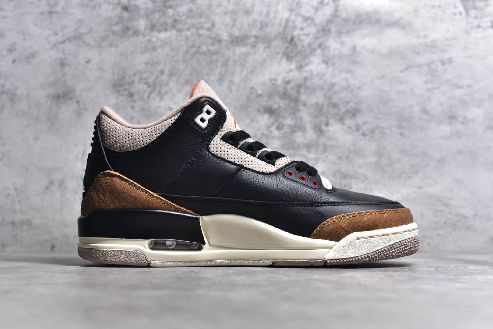 CT8532-008,AJ3黑棕,AJ3球鞋,高仿AJ3,AJ3黑色 IMG_256