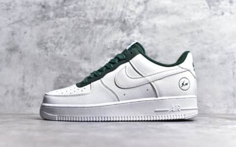 耐克空军藤原浩联名款 Fragment design x Nike Air Force 1 耐克空军闪电 耐克空军白绿 货号TT0801-602