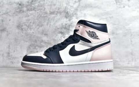 AJ1黑粉脚趾AJ1黑粉高帮时尚球鞋 Air Jordan 1 Retro HI OG 正品AJ1代购渠道货源 货号DD9335-641