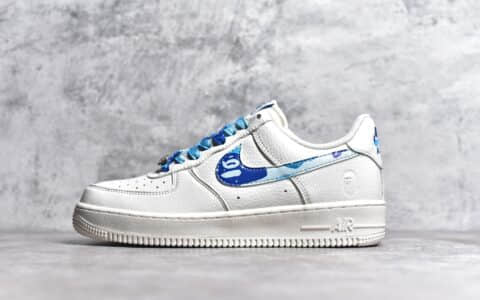 CJ版本耐克空军猿人头联名 Nike Air Force 1‘07 Low 耐克空军工厂耐克空军白色低帮经典板鞋 货号:AA1356-116