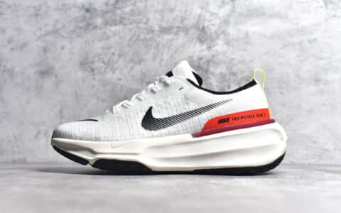 耐克不可战胜3代白色飞织鞋面轻跑鞋 Nike ZoomX Invincible Run Flyknit FK3耐克透气跑鞋耐克新款跑鞋货号DR2615-100