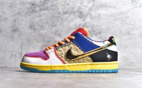 耐克SB Dunk鸽子鸳鸯Nike SB Dunk Low QS ''What The Paul''耐克鸽子板鞋耐克鸳鸯低帮板鞋货号:DM0807 600