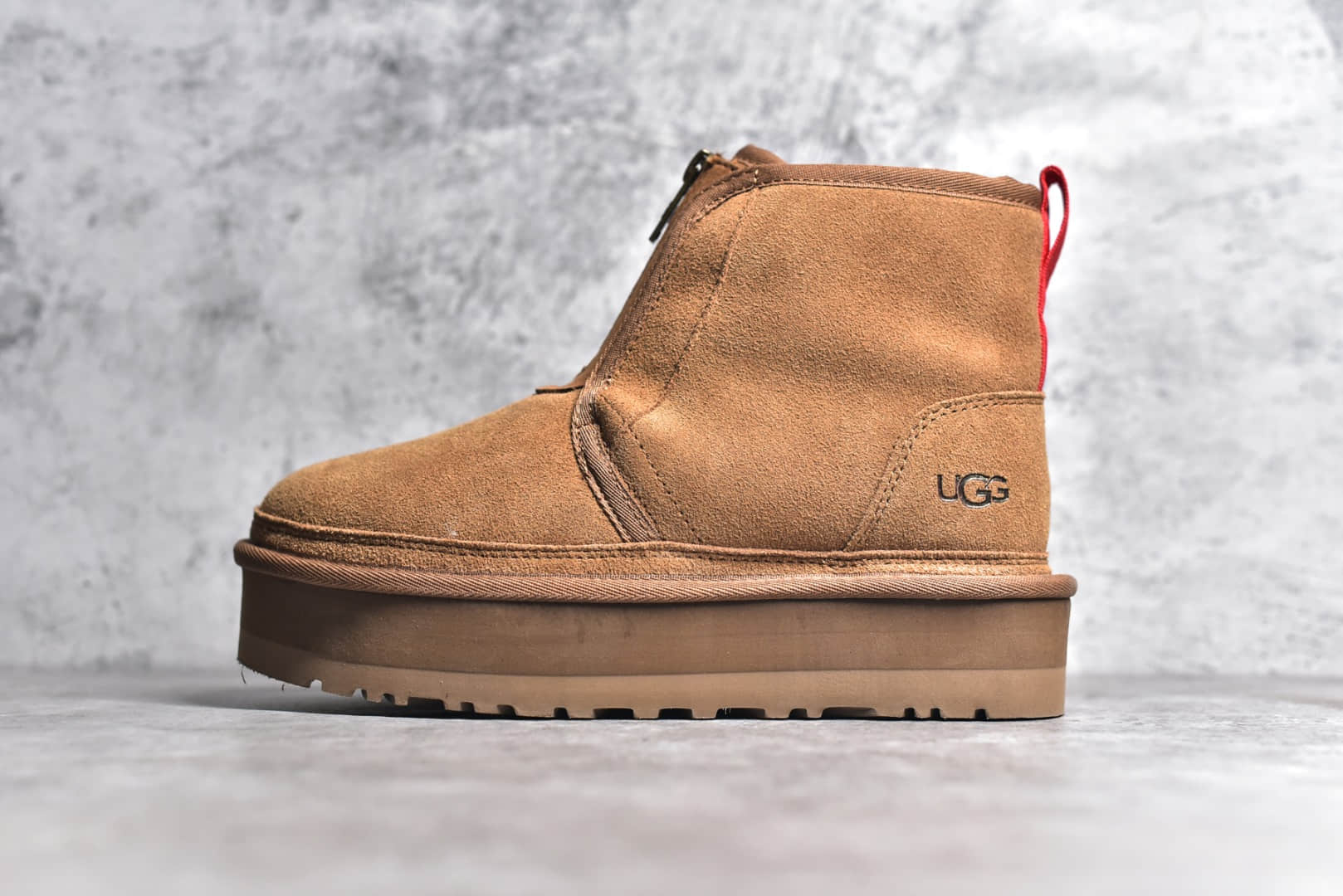 UGG雪地靴,UGG棕色雪地靴,UGG棕色高筒,UGG正高些,UGG拉链雪地靴 IMG_256