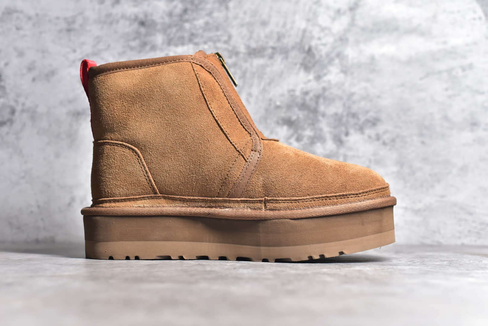 UGG雪地靴,UGG棕色雪地靴,UGG棕色高筒,UGG正高些,UGG拉链雪地靴 IMG_256