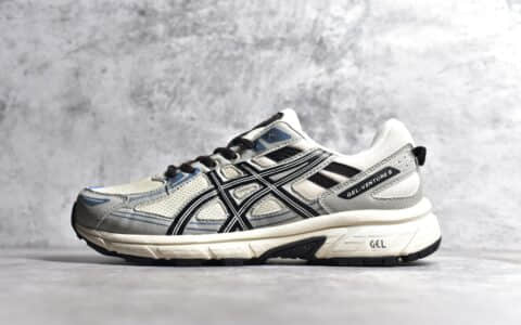 亚瑟士米白色跑鞋亚瑟士复古跑鞋Asics Tiger GEL- VENYURE6莆田亚瑟士货源亚瑟士新款货号H081AB