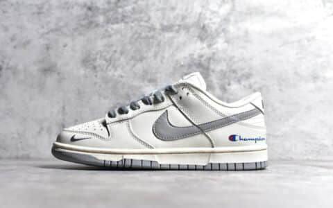 耐克SB Dunk卫冕冠军联名米白色低帮Nike SB Dunk Low耐克Dunk灰色低帮耐克冠军联名货号XH1733-001