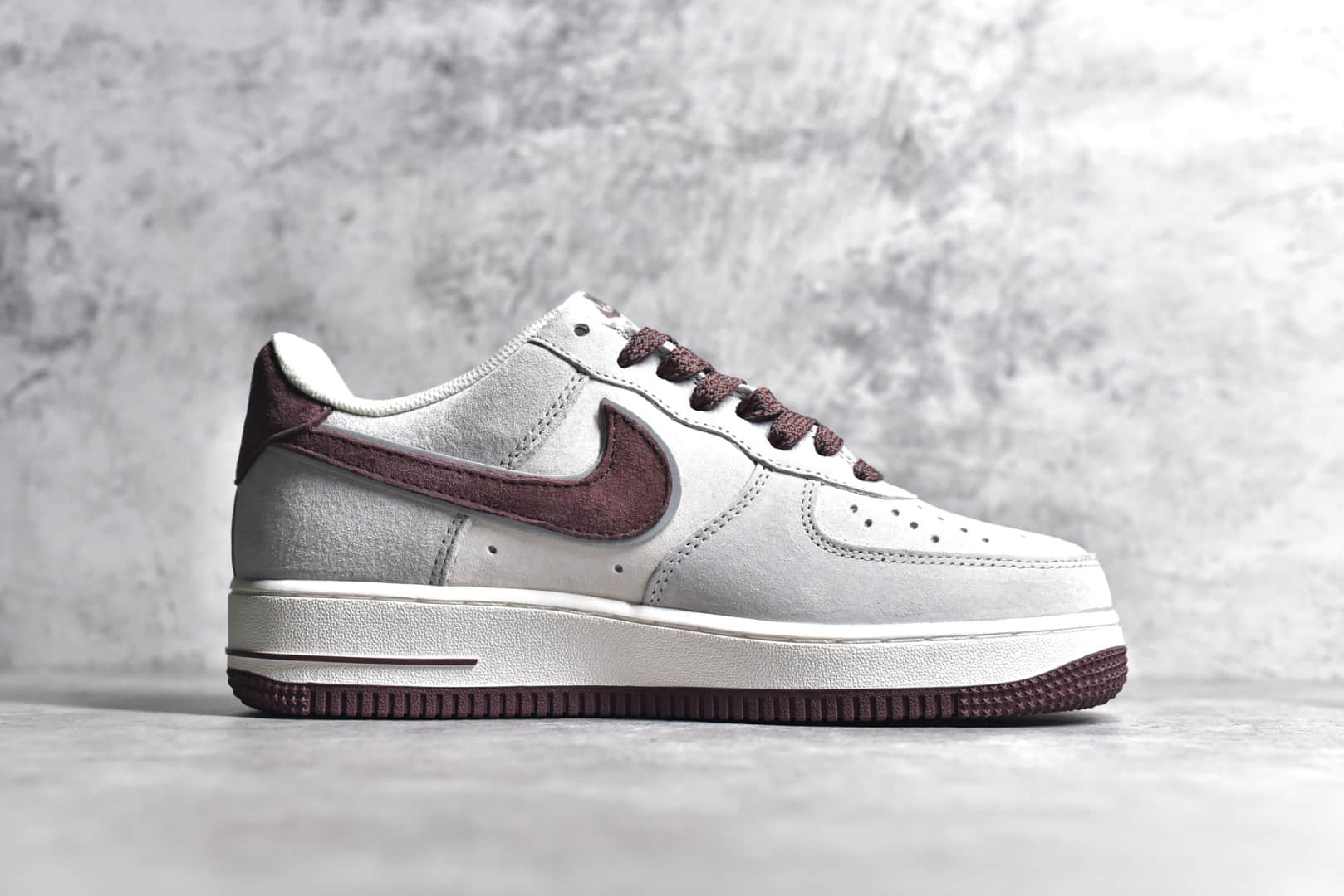 DO3966-163,耐克空军灰色低帮,耐克空军莫兰迪红,莆田耐克空军工厂 IMG_256