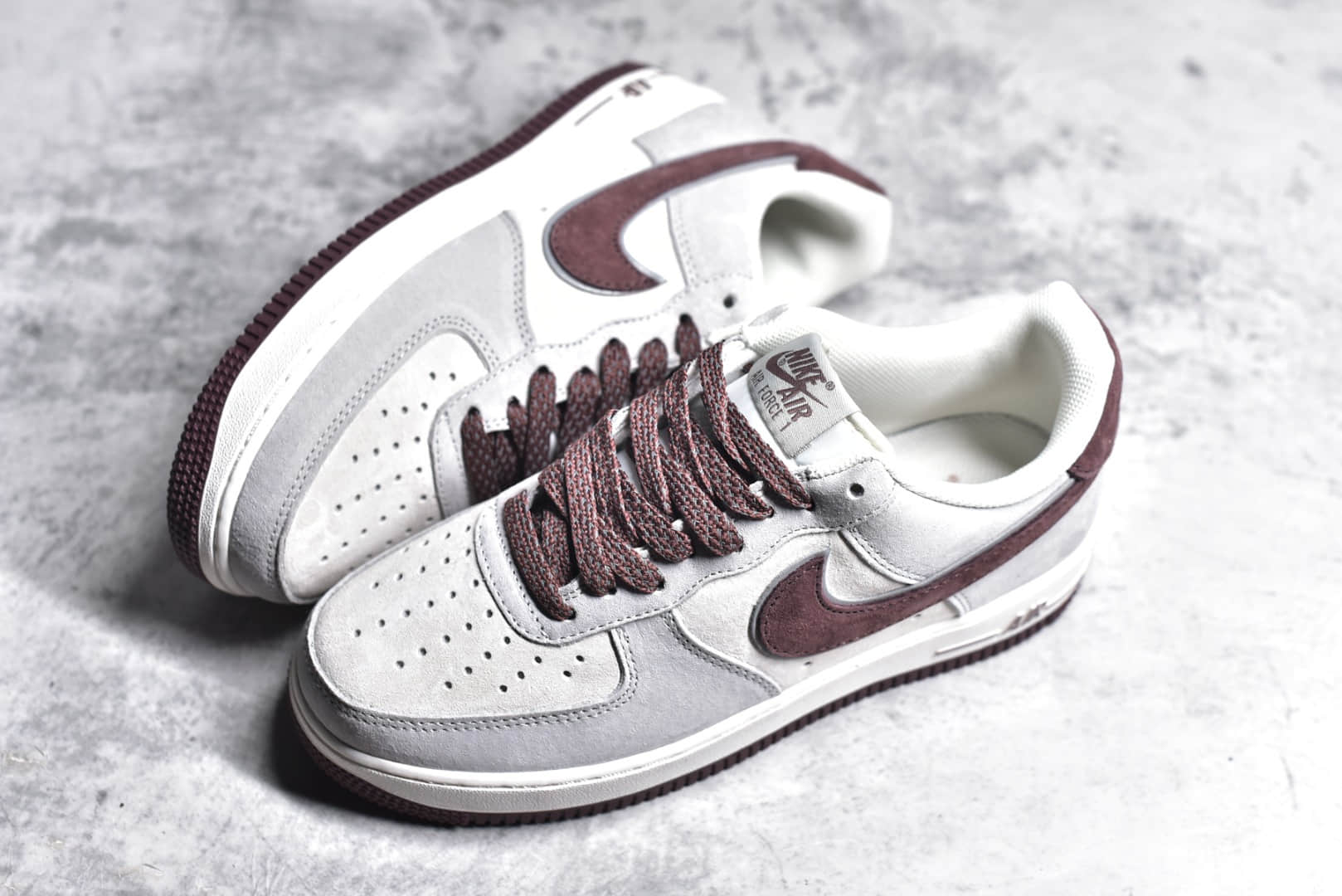 DO3966-163,耐克空军灰色低帮,耐克空军莫兰迪红,莆田耐克空军工厂 IMG_256