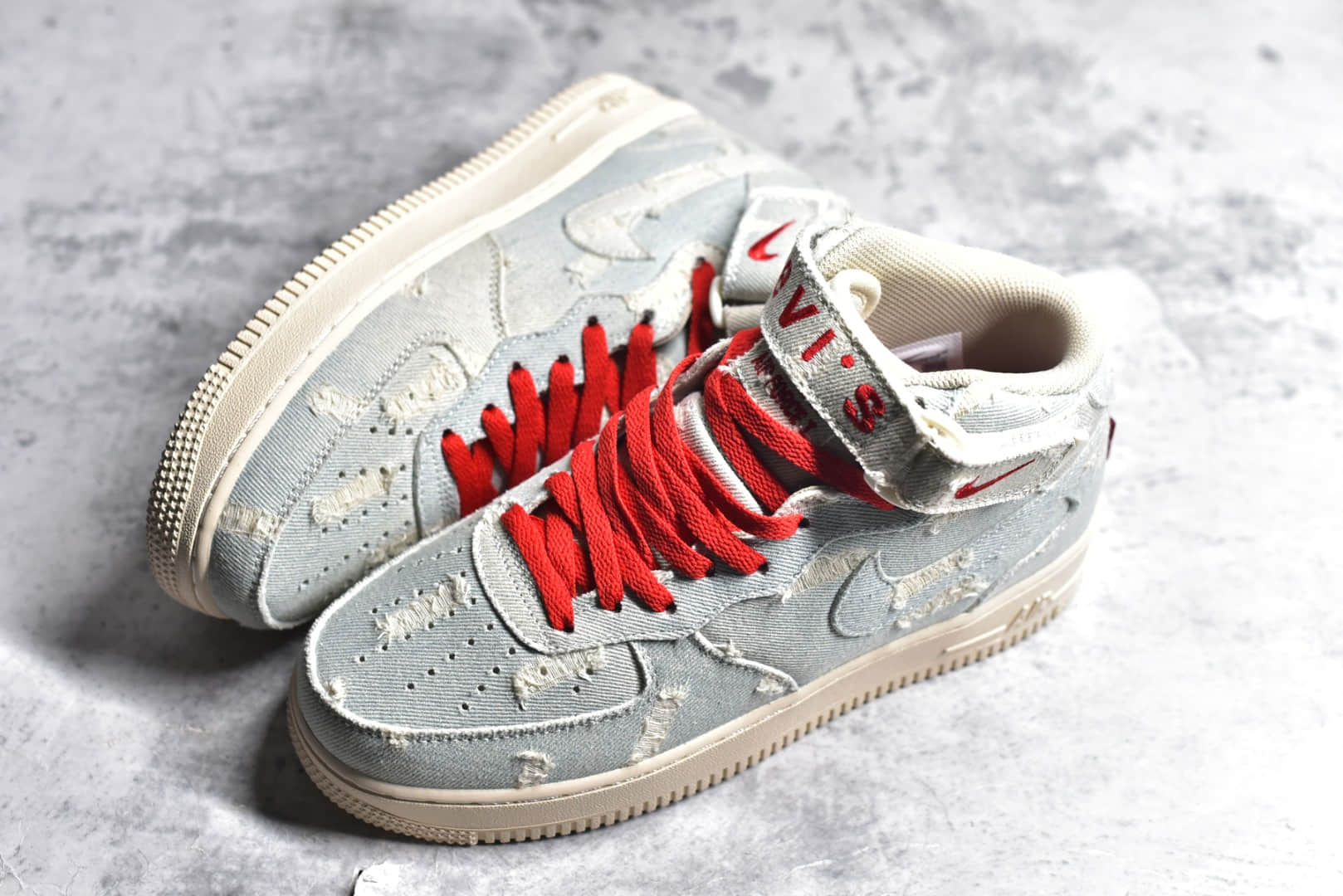 651122-215,耐克空军水洗牛仔,耐克空军李维斯联名 IMG_256