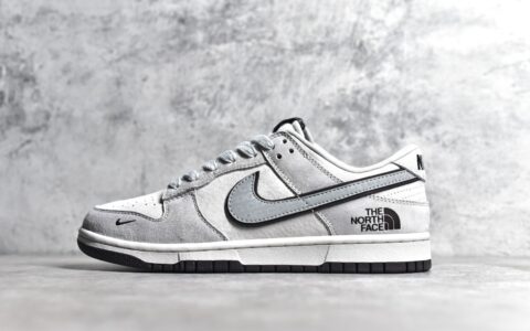 耐克Dunk北面联名灰色低帮板鞋The North Face x Nike Dunk Low耐克北面联名 耐克缓震新款板鞋货号FC1688-182