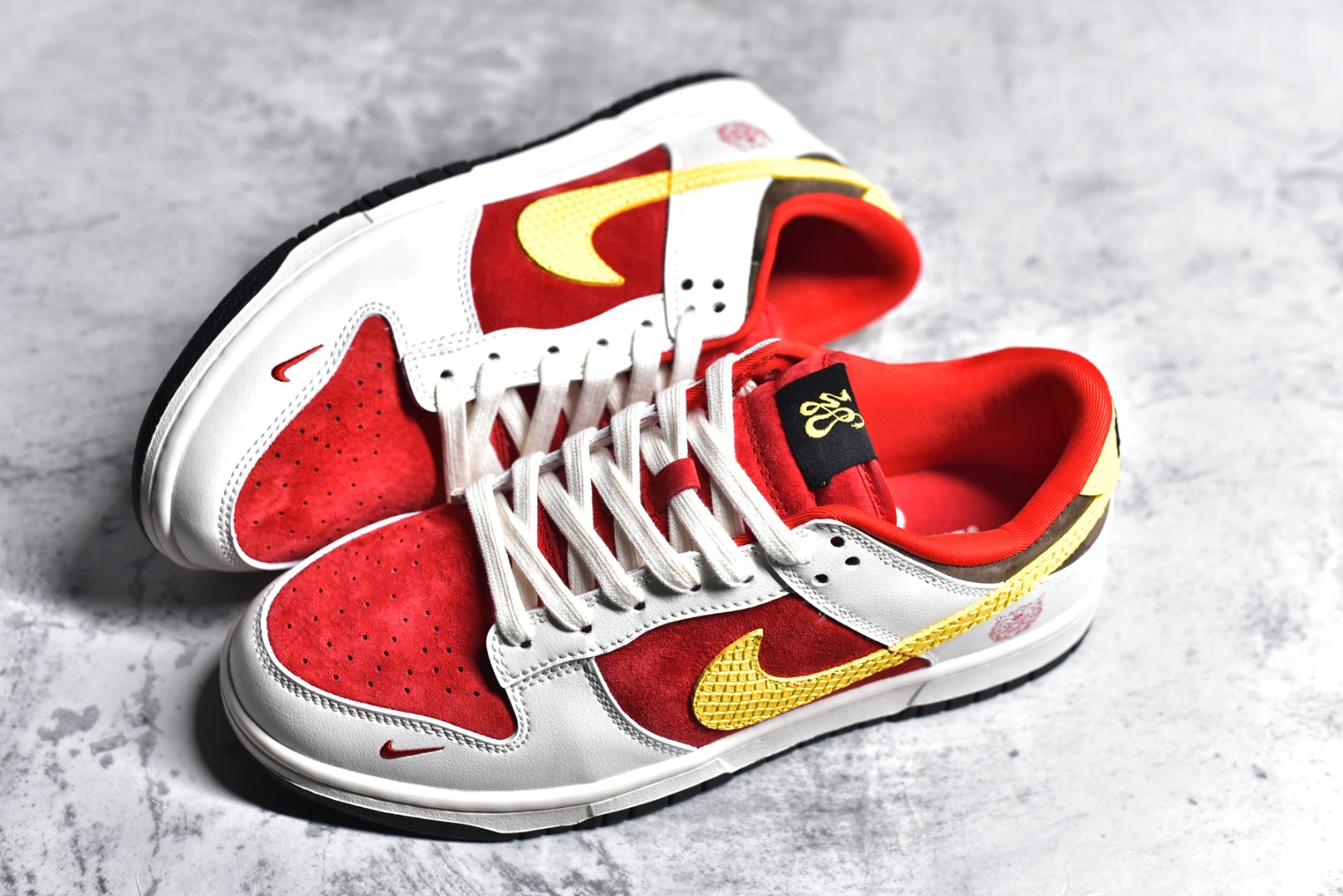 FC1688-161,耐克Dunk龙年限定,耐克Dunk灰红低帮,耐克Dunk中国风 IMG_256