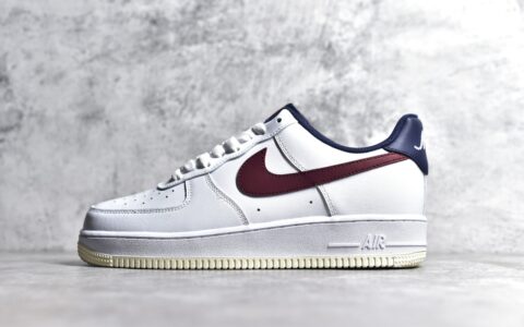 耐克空军红蓝鸳鸯勾Nike Air Force 1 Low 07耐克空军正品代购 耐克空军原装耐克空军鸳鸯鞋货号:FV8105-161