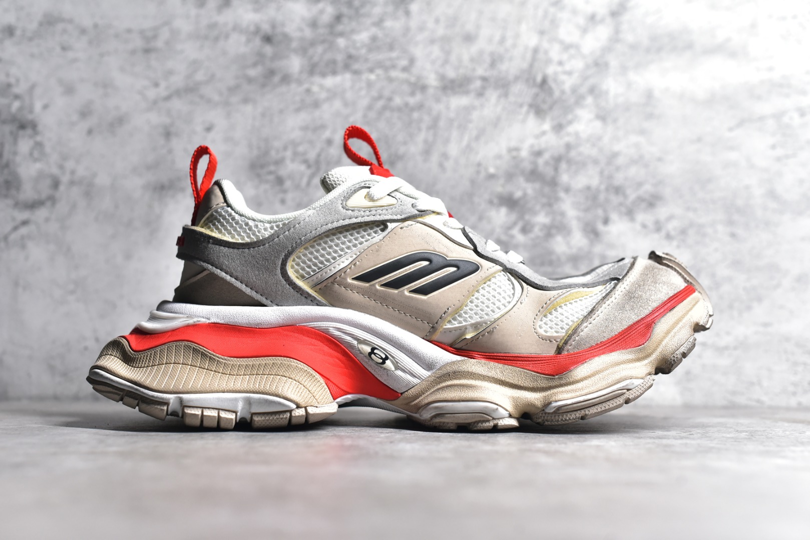 巴黎世家老爹鞋,巴黎世家灰红老爹鞋, 莆田巴黎世家货源 IMG_256