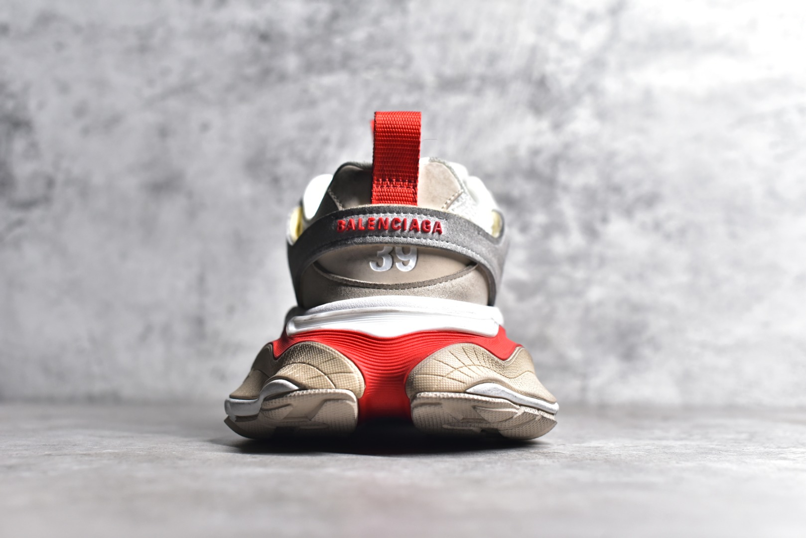 巴黎世家老爹鞋,巴黎世家灰红老爹鞋, 莆田巴黎世家货源 IMG_256