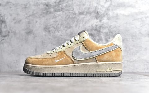 耐克空军甜甜圈棕色低帮Nike Air Force 1 Low 07耐克空军细节图耐克空军实拍货号:CD1221-999