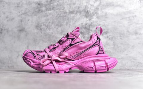 巴黎世家3XL粉色老爹鞋BALENCIAGA 3XL Sneakers高端巴黎世家工厂货源巴黎世家粉色老爹鞋
