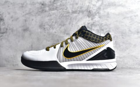 科比4白黑实战球鞋科比球鞋纪念款Nike Kobe 4 "Mambacita "Gigi耐克科比球鞋科比4球鞋缓震货号AV6339-101