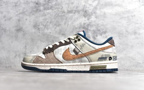 耐克Dunk定制款Nike Dunk Low Retro耐克高端定制耐克联名款板鞋货号DD1391-400