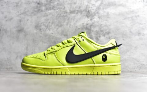 耐克SB Dunk AMBUSH联名黄色低帮板鞋Nike SB Dunk Low x AMBUSH x BAPE耐克BAPE联名耐克黄色低帮货号XX2025-331
