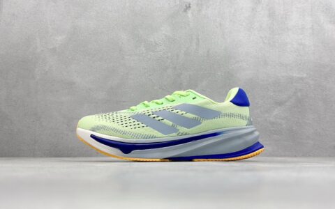 阿迪达斯马拉松跑鞋Adidas Supernova Rise M阿迪达斯绿色跑鞋货号ID2779