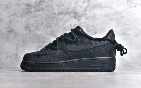 耐克空军黑色满钻Nike Air Force 1‘07 Low ”Cleanfit“耐克空军黑色满天星货号ZH0316-030