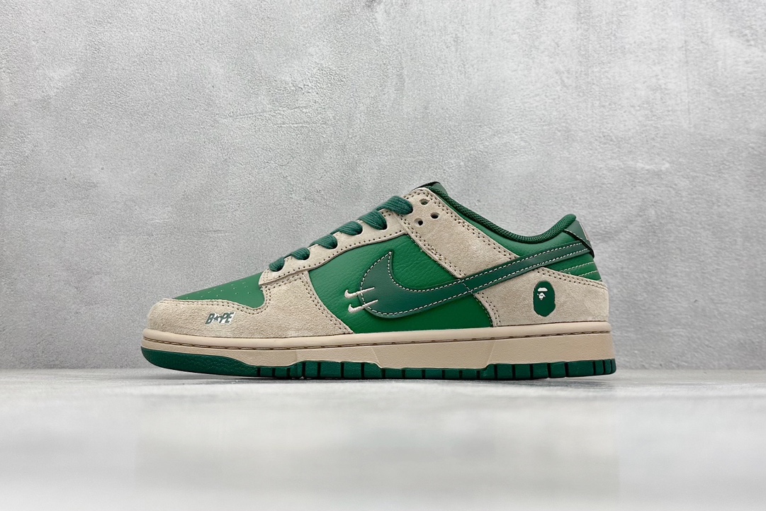 DQ1098-516,耐克BAPE联名,耐克Dunk灰绿低帮板鞋 DQ1098-516,耐克BAPE联名,耐克Dunk灰绿低帮板鞋