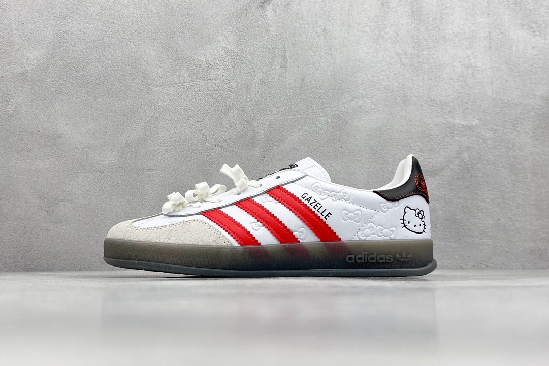 II0013,阿迪达斯白红板鞋,阿迪达斯凯蒂猫联名 II0013,阿迪达斯白红板鞋,阿迪达斯凯蒂猫联名