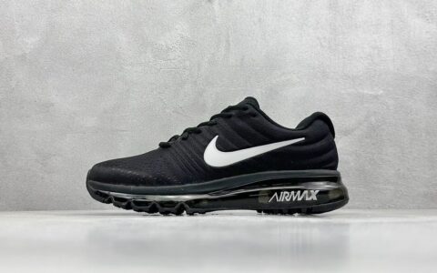 耐克2017大气垫黑色跑鞋Nike Air Max 2017货号849560-001